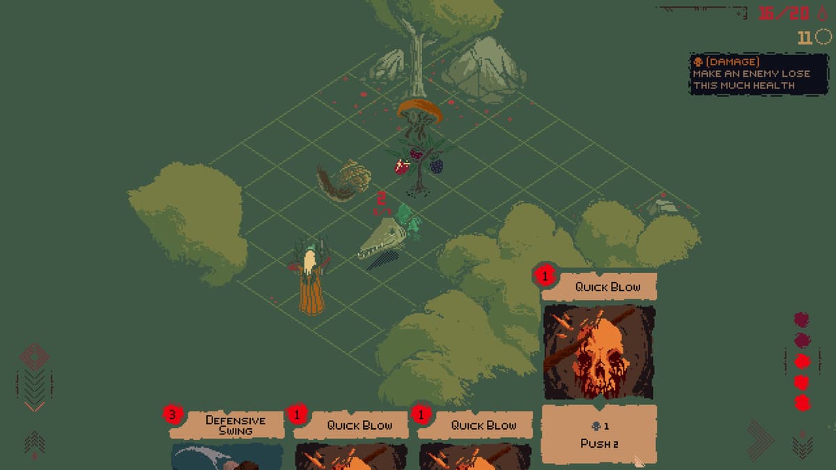 Death Howl grid-based combat